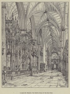 Old St Pauls, North Aisle of East End av Henry William Brewer
