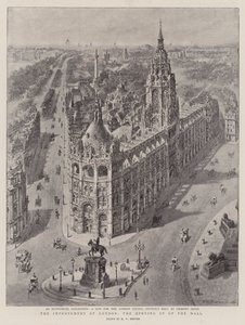 Förbättringen av London, öppnandet av köpcentret av Henry William Brewer