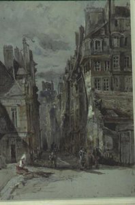 Gatubild, gamla Paris