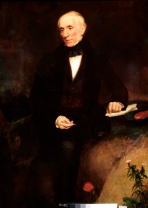 Porträtt av William Wordsworth (1770-1850) Brittisk poetmålning av Henry William Pickersgill (1782-1875) 1800-talets London, National Portrait Gallery