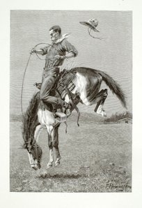 En bockande bronco av Henry Wolf
