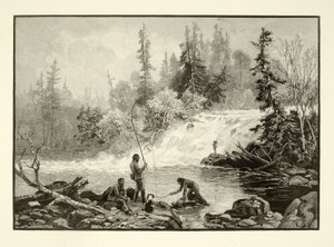 En öringpool på Nepignon av Henry Wolf