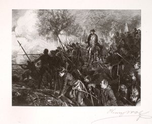 Fredrik och hans män vid Hochkirch av Henry Wolf