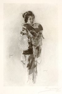 Japansk flicka (The Musmee) av Henry Wolf