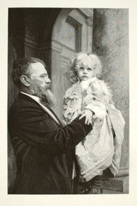 Lenbach och hans barn av Henry Wolf