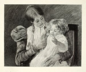 Mor och barn av Henry Wolf