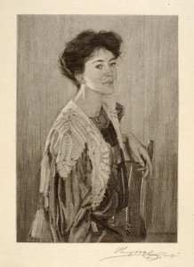 Fru Edmund F. Harding av Henry Wolf