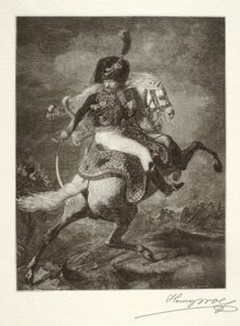 Officer vid de beridna jägarna av Henry Wolf