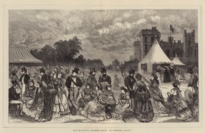 Hennes Majestäts trädgårdsfest på Windsor Castle