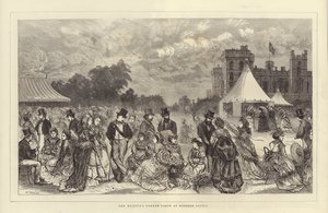 Hennes Majestäts trädgårdsfest på Windsor Castle