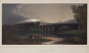 Snabbtåget, 1850 av Henry after Maplestone