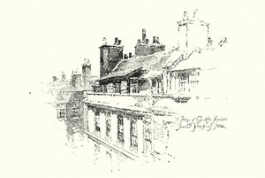 A Peep of Gough Square, London, från Dr Johnson