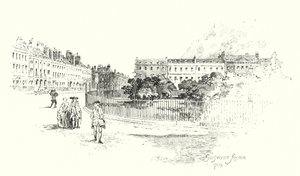 Grosvenor Square, London av Herbert (after) Railton