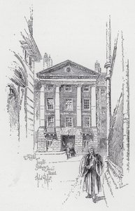 Middle Temple Gateway from the Strand (gravyr) av Herbert (after) Railton