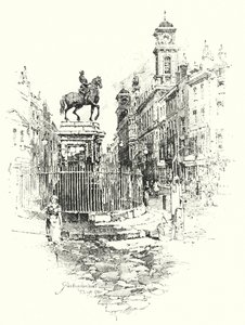 Northumberland House av Herbert (after) Railton
