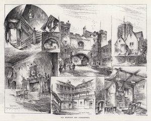 Old Islington och Clerkenwell (gravyr) av Herbert (after) Railton