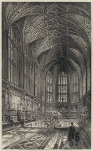 Memorial Chapel (gravyr) av Herbert (after) Railton
