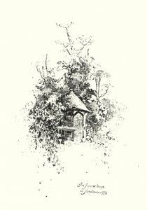 Sommarhuset, i Streatham, 1773 (litho) av Herbert (after) Railton