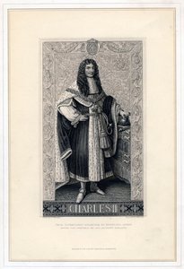 Karl II, kung av England, Skottland och Irland, 1800-talet.