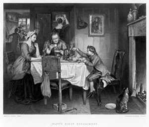 Watts första experiment, 1700-talet, c1870