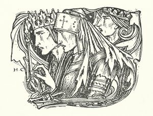 La Belle Dame Sans Merci (gravyr) av Herbert Cole