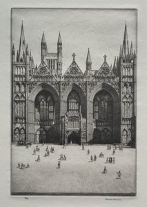 Peterboroughs katedral av Herbert Gordon Warlow