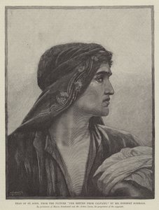 Johanneshuvudet, från bilden Återkomsten från kavalleriet av Herbert Gustave Schmalz