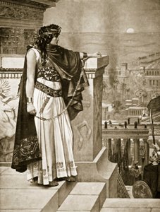Zenobias sista blick på Palmyra, illustration från 