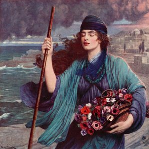 Nydia, den blinda flickan från Pompeji av Herbert Gustave after Schmalz