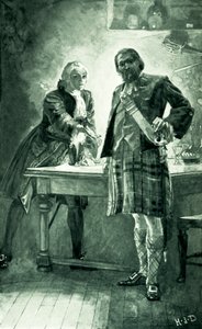 Prins Charles vädjar till Cameron av Lochiel att gå med i hans sak av Herbert James Draper