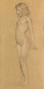 Studie för "The Trailing Clouds of Glory", 1898 av Herbert James Draper