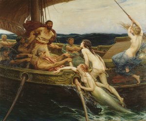 Odysseus och sirenerna av Herbert James Draper