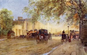 Hyde Park Corner (färg litho) av Herbert Menzies (after) Marshall