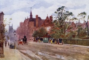 Pont Street, Chelsea (färg litho)