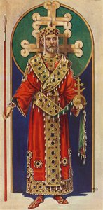 En bysantinsk kejsare från tionde, elfte och tolfte århundradena, e.Kr., 1924.