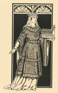 Kejsarinnan Cunigunda, 1002-1024, 1924. av Herbert Norris