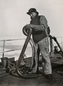 A.B. Cheetham, båtsmannen på Terra Nova, c19101913, 1913 av Herbert Ponting