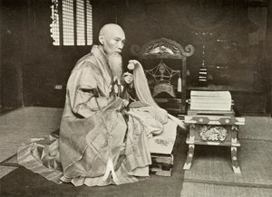 En buddhistisk abbot, 1910. av Herbert Ponting
