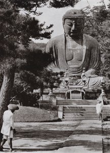 Amida, Buddha (s/v foto) av Herbert Ponting