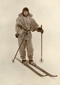 Kapten Scott på skidor, c19101913, 1913 av Herbert Ponting