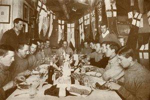 Kapten Scotts sista födelsedagsmiddag, 6 juni 1911, 1913 av Herbert Ponting