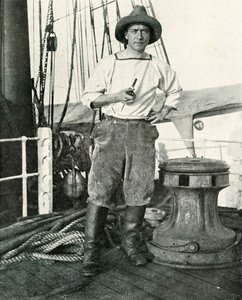 Lieut. H. E. De P. Rennick, c19101913, 1913 av Herbert Ponting