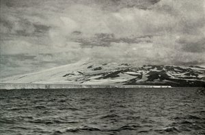 Barriären och Mount Terror, c19101913, 1913 av Herbert Ponting