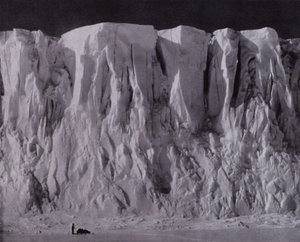 Berget Erebus vallar (s/v foto) av Herbert Ponting