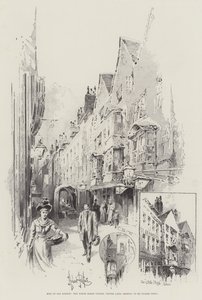 Bits of Old London, White Horse Tavern, Fetter Lane, som snart ska dras ner