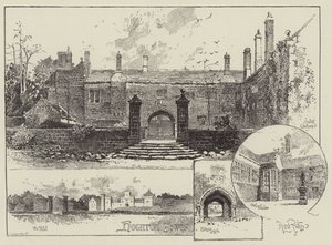 Hoghton Tower i Lancashire av Herbert Railton