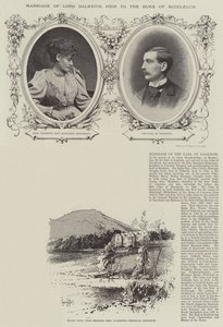 Giftermål med Lord Dalkeith, arvtagare till hertigen av Buccleuch av Herbert Railton