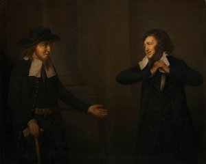 Shylock och Tubal från "The Merchant of Venice" av Herbert Stoppelaer