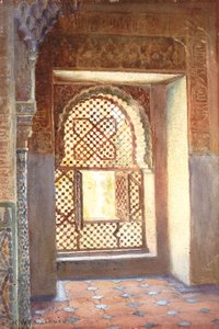 Ett fönster i Hall of Justice, 1906. av Herbert W. Faulkner