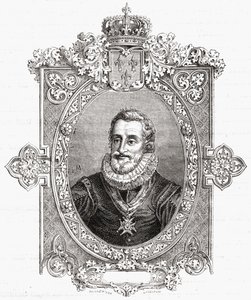 Henri IV, graverad av Pannemaker-Ligny, från 